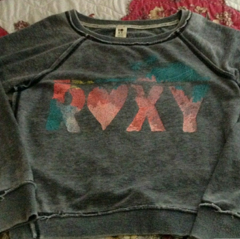 Roxy Gray Sweatshirt
